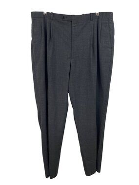 Nicolo Black Wool Blend Dress Pants Mens Size 40x30